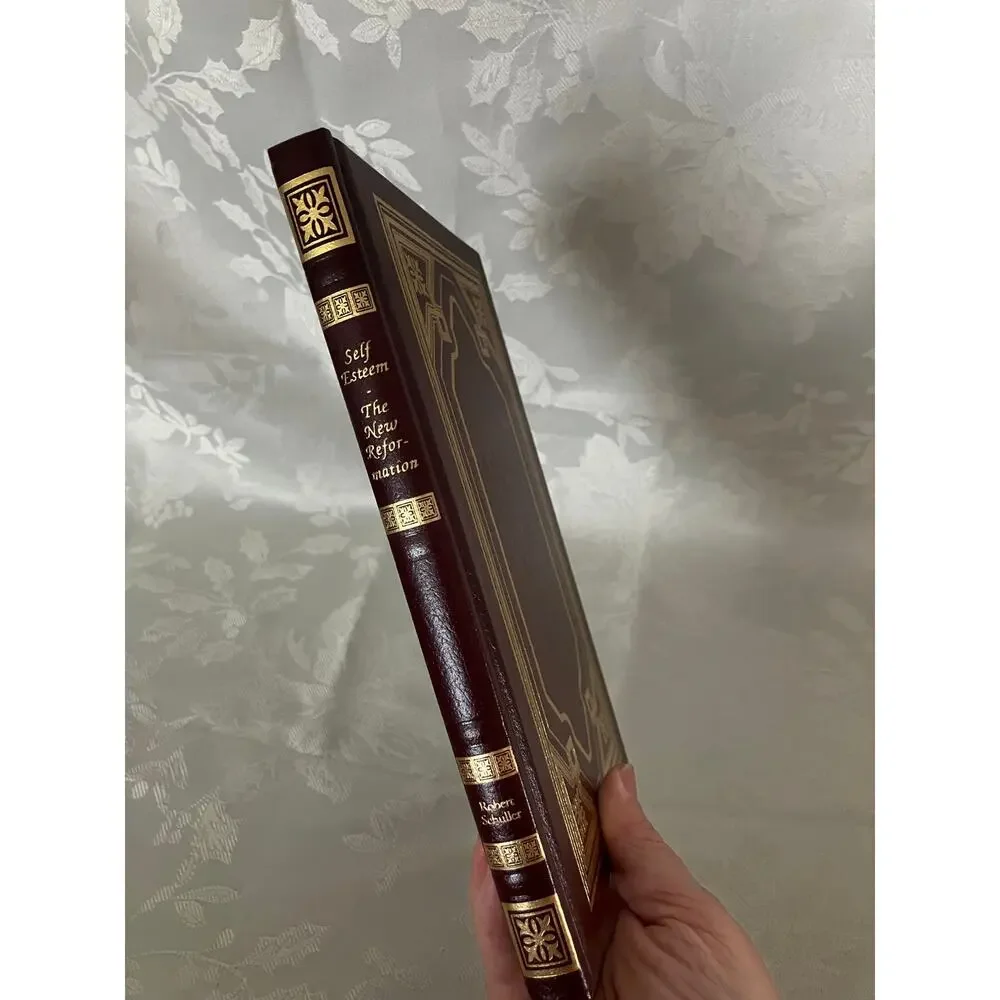 1982 Robert Schuller Self Esteem New Reformation Bonded Leather Gilt Book